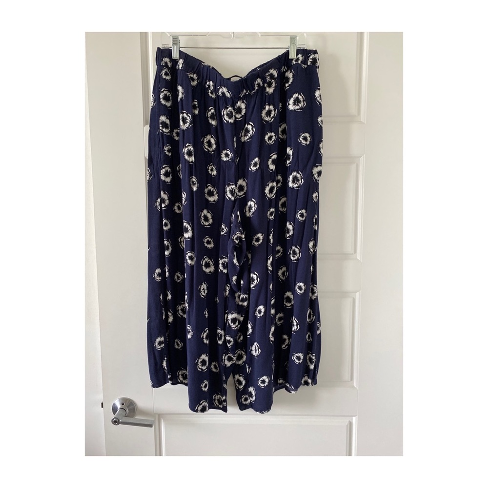Floral Wide Leg Pants